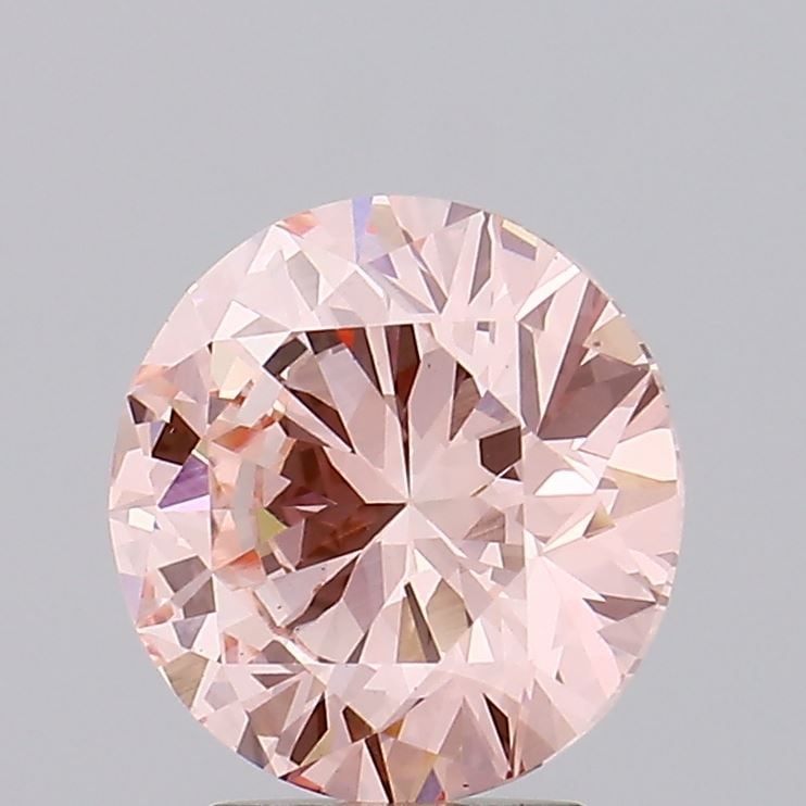 Ideal Loose Diamond - ROUND 2.79ct Fancy Vivid Pink VS1 (1 of 1)