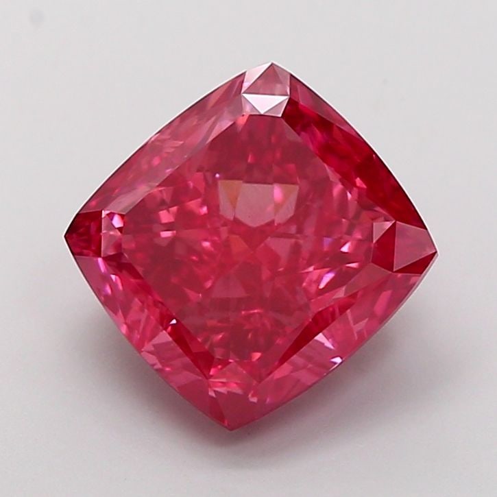 Loose Diamond - CUSHION MODIFIED 5.03ct Fancy Vivid Pink VVS2: Loose Diamond - CUSHION MODIFIED 5.03ct Fancy Vivid Pink VVS2 Source: This is a real non-mined Diamond that has been grown in a lab Shape: CUSHION MODIFIED Carats: 5.03 Color: Fancy Vivid Pink Certifi