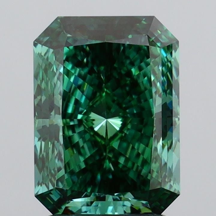 Loose Diamond - RADIANT 2.08ct Fancy Vivid Green VVS2 (1 of 1)
