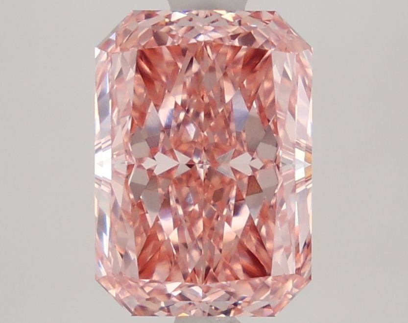 Loose Diamond - RADIANT 2.72ct Fancy Vivid Pink VS1: Loose Diamond - RADIANT 2.72ct Fancy Vivid Pink VS1 Source: This is a real non-mined Diamond that has been grown in a lab Shape: RADIANT Carats: 2.72 Color: Fancy Vivid Pink Certification: IGI Video: