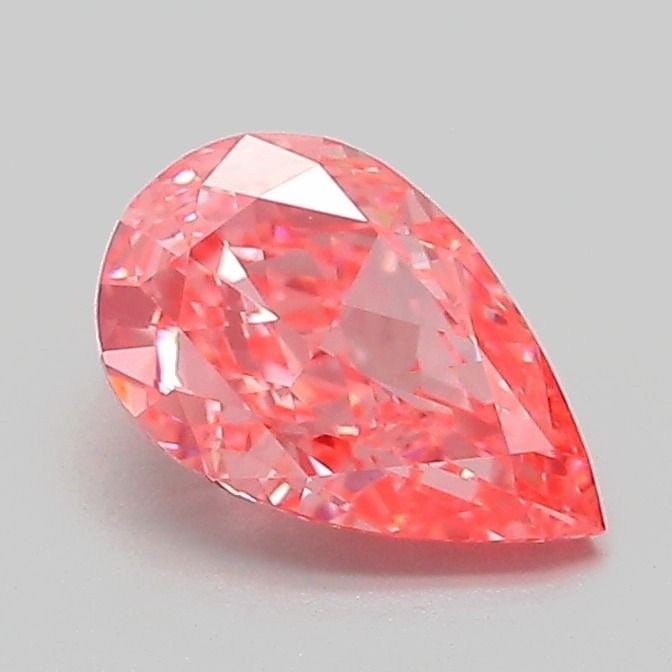Loose Diamond - PEAR 1.0ct Fancy Vivid Pink VVS2: Loose Diamond - PEAR 1.0ct Fancy Vivid Pink VVS2 Source: This is a real non-mined Diamond that has been grown in a lab Shape: PEAR Carats: 1.0 Color: Fancy Vivid Pink Certification: IGI Video: