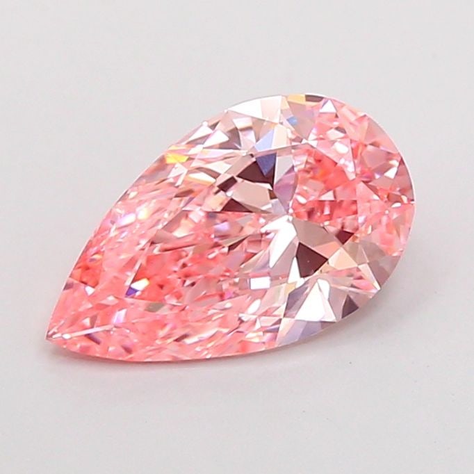 Loose Diamond - PEAR 2.02ct Fancy Vivid Pink VS1: Loose Diamond - PEAR 2.02ct Fancy Vivid Pink VS1 Source: This is a real non-mined Diamond that has been grown in a lab Shape: PEAR Carats: 2.02 Color: Fancy Vivid Pink Certification: IGI Video: Video