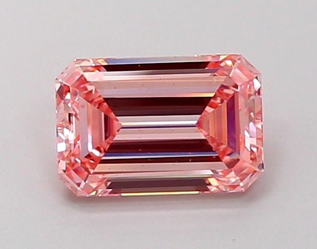 Loose Diamond - EMERALD 0.98ct Fancy Intense Pink VS2 (1 of 1)