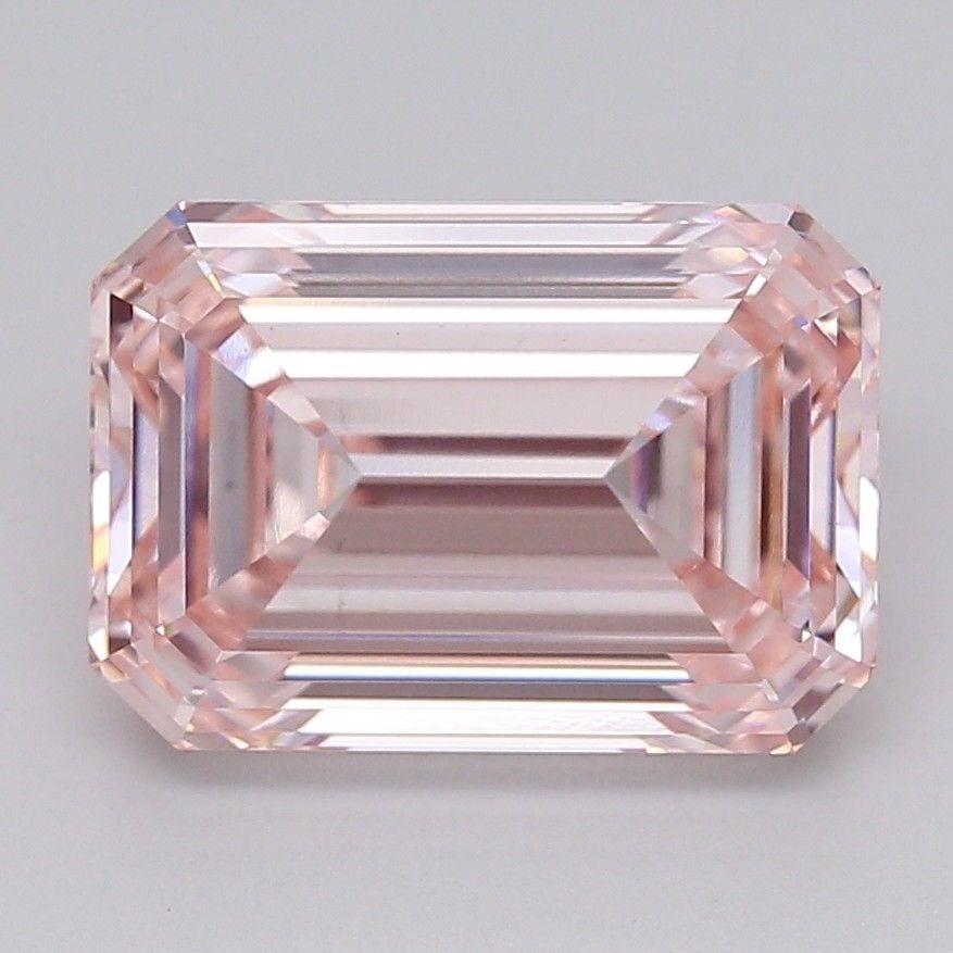 Loose Diamond - EMERALD 6.24ct Fancy Intense Pink VS1: Loose Diamond - EMERALD 6.24ct Fancy Intense Pink VS1 Source: This is a real non-mined Diamond that has been grown in a lab Shape: EMERALD Carats: 6.24 Color: Fancy Intense Pink Certification: IGI Vid