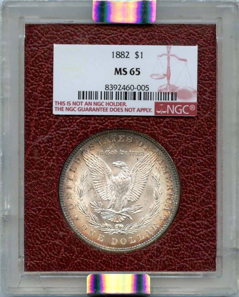 NGC MS65 1882 Morgan Silver Dollar Paramount (1 of 2)
