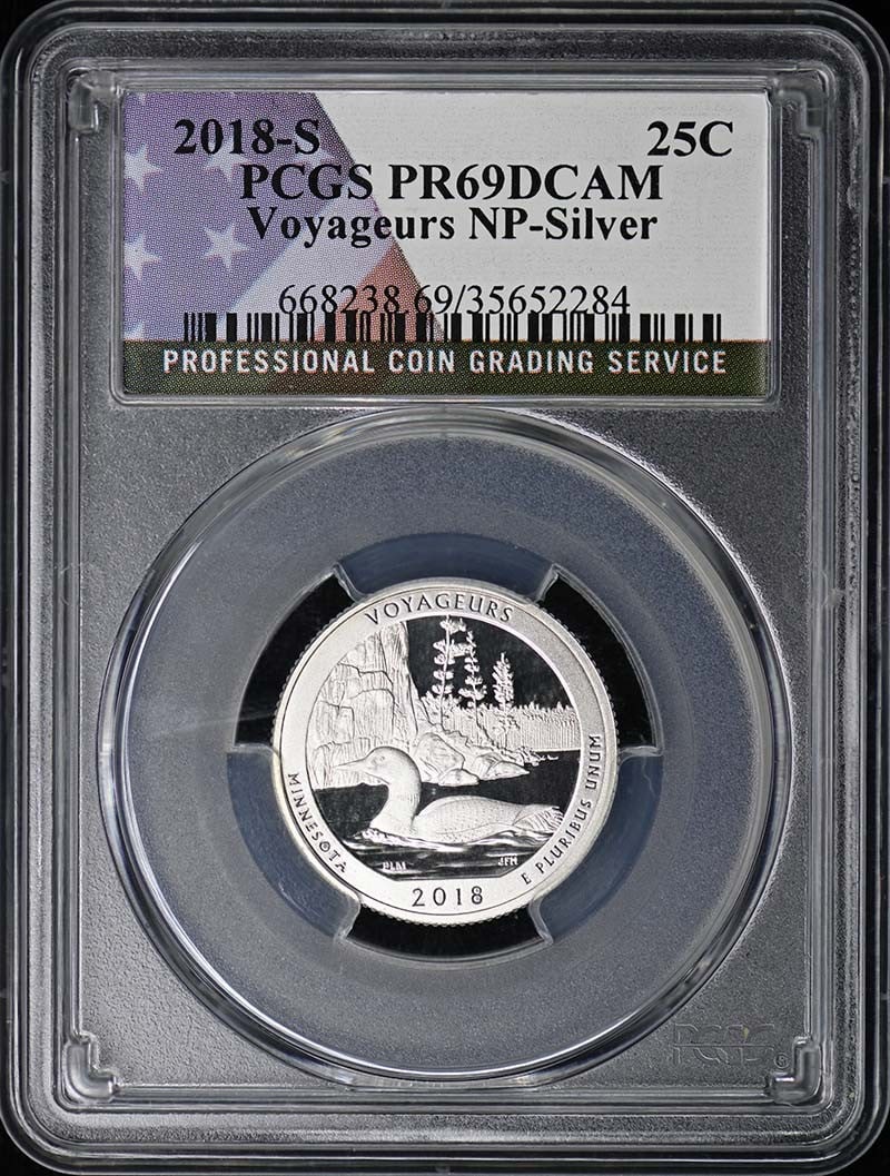 Proof Silver 2018-S Washington Quarter 5-Coin Set PCGS PR69DCAM (1 of 6)