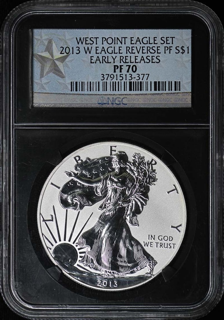 2013 NGC PR70 Reverse Proof Silver Eagle Dollar Coin (1 of 2)