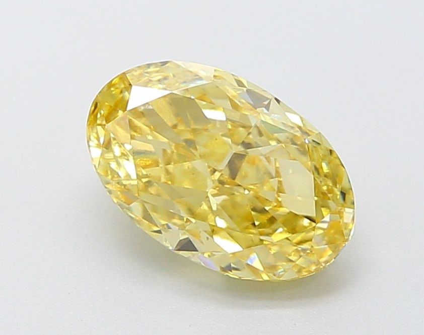 Loose Diamond - OVAL 2.3ct Fancy Intense Yellow VS1: Loose Diamond - OVAL 2.3ct Fancy Intense Yellow VS1 Source: This is a real non-mined Diamond that has been grown in a lab Shape: OVAL Carats: 2.3 Color: Fancy Intense Yellow Certification: IGI Video:
