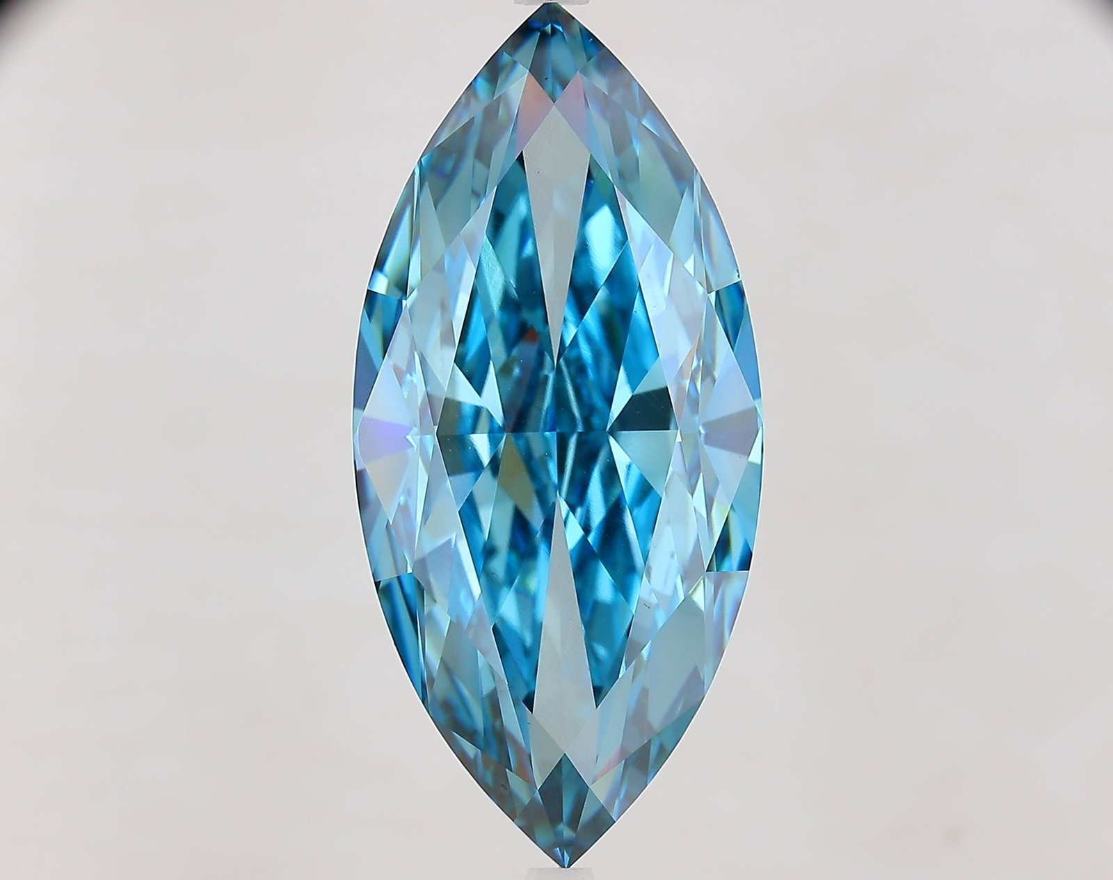 Loose Diamond - MARQUISE 16.04ct Fancy Vivid Blue VVS2: Loose Diamond - MARQUISE 16.04ct Fancy Vivid Blue VVS2 Source: This is a real non-mined Diamond that has been grown in a lab Shape: MARQUISE Carats: 16.04 Color: Fancy Vivid Blue Certification: IGI