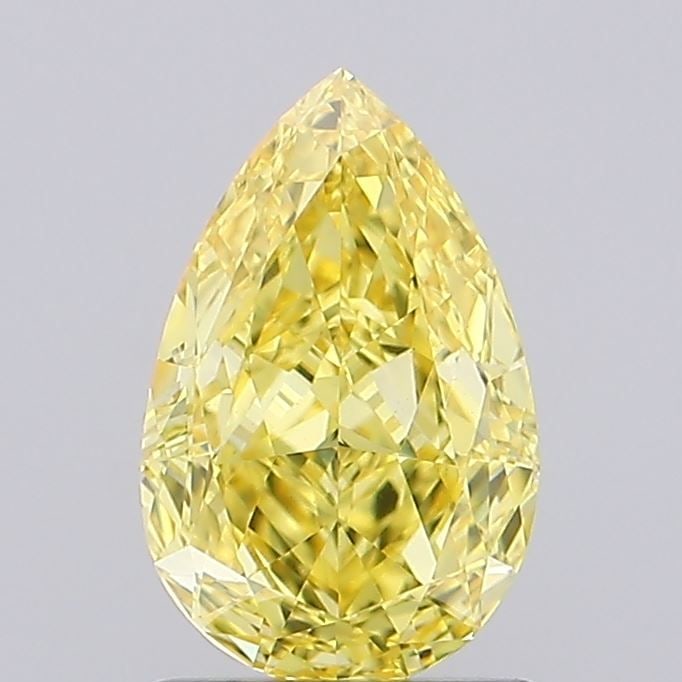 Loose Diamond - PEAR 1.25ct Fancy Vivid Yellow VS1 (1 of 1)