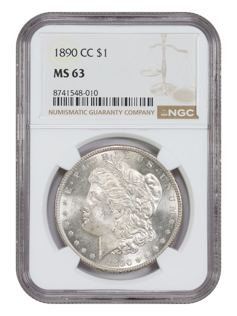 1890 CC Morgan Dollar NGC MS63 Carson City (1 of 4)