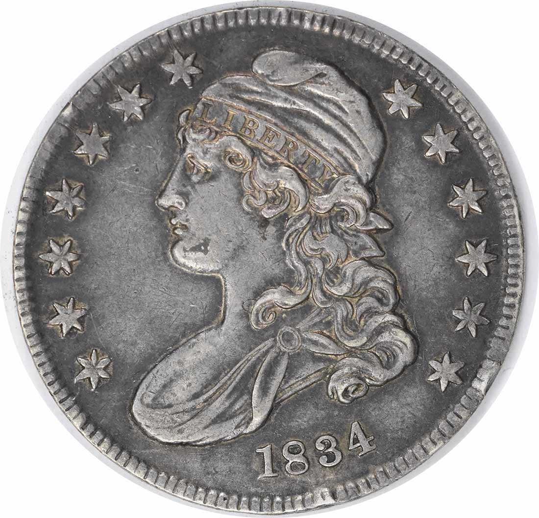 1834 Bust Half Dollar Small Date by John Reich Uncertified (1 of 2)