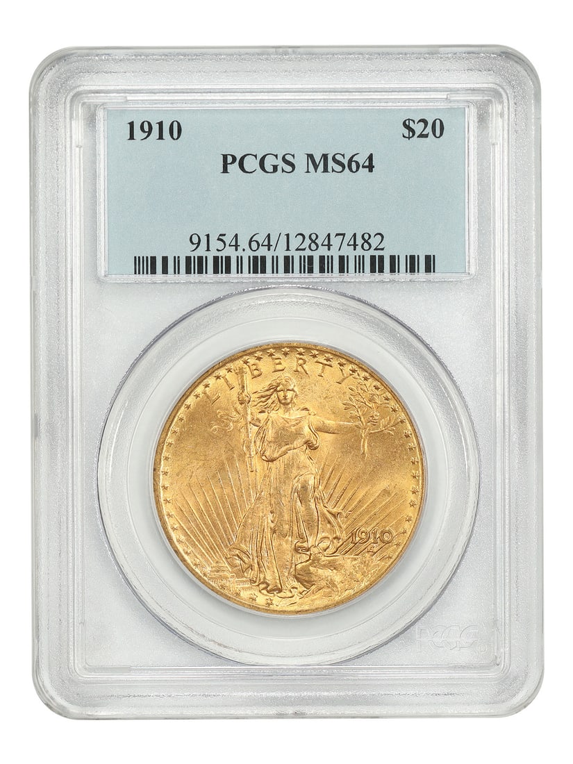 1910 PCGS MS64 Saint Gaudens Double Eagle Philadelphia (1 of 4)