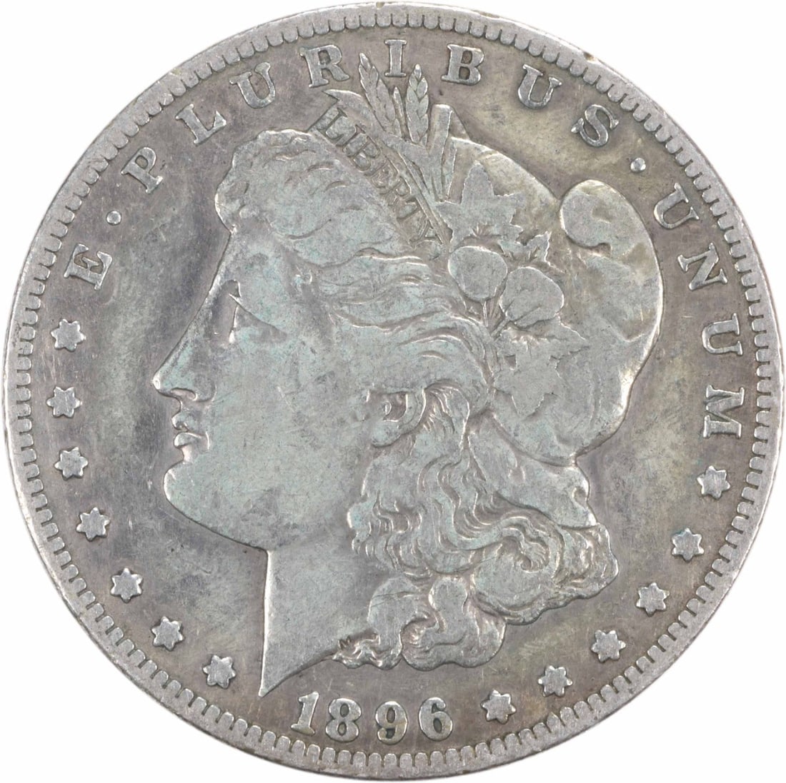 VF 1896 San Francisco Morgan Silver Dollar Uncertified Circulated Coin (1 of 2)