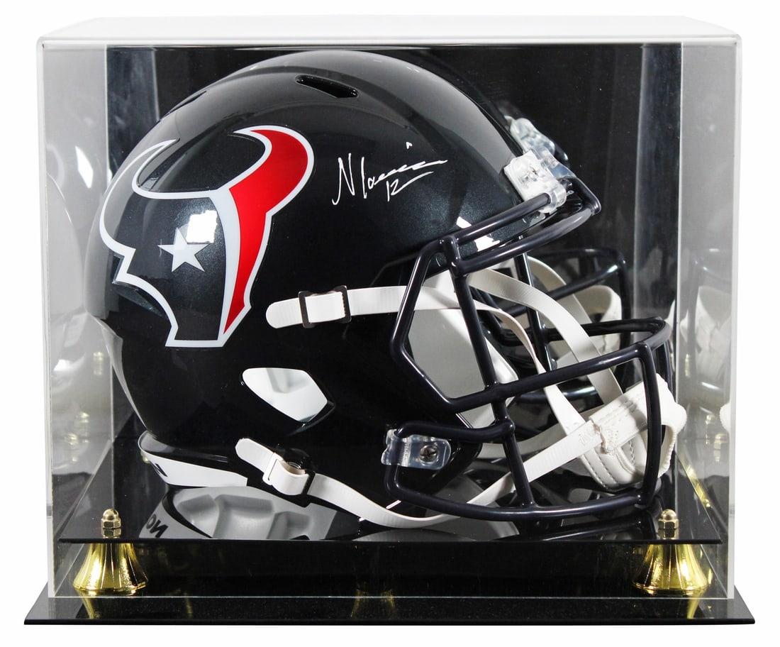 Nico Collins Signed Texans Full Size Helmet with Beckett Authentication (1 of 4)