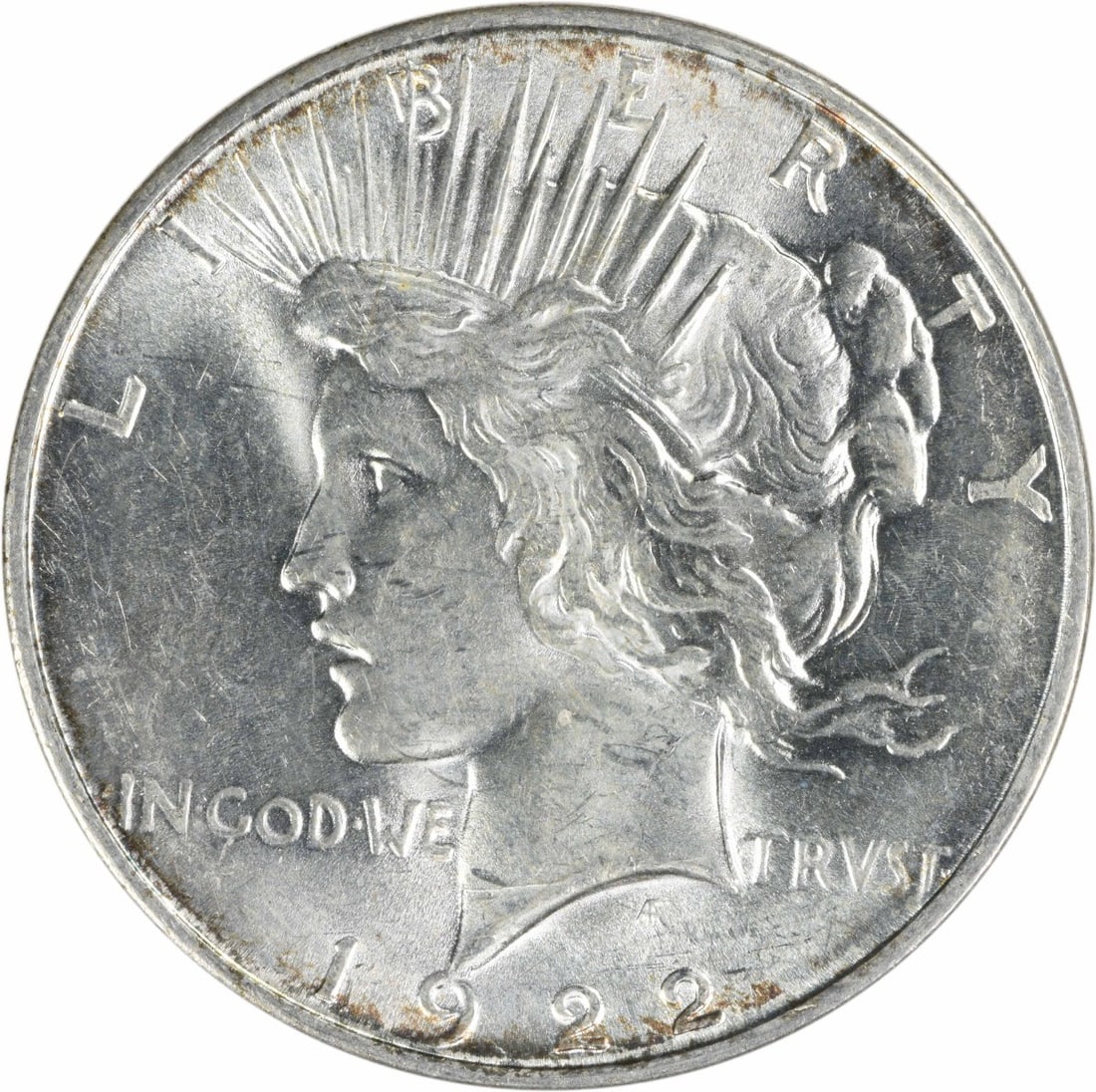 1922-D Peace Silver Dollar Choice BU Uncertified Coin (1 of 2)