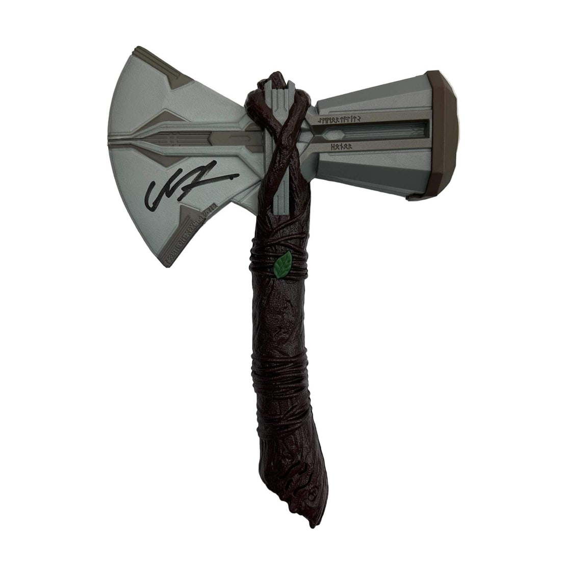 Chris Hemsworth Signed Thor Stormbreaker Axe 14" Replica Beckett COA: Chris Hemsworth Signed Thor Stormbreaker Axe 14" Replica Beckett COA This remarkable 14-inch replica of Thor's Stormbreaker axe is autographed by Chris Hemsworth, the actor renowned for his iconic rol