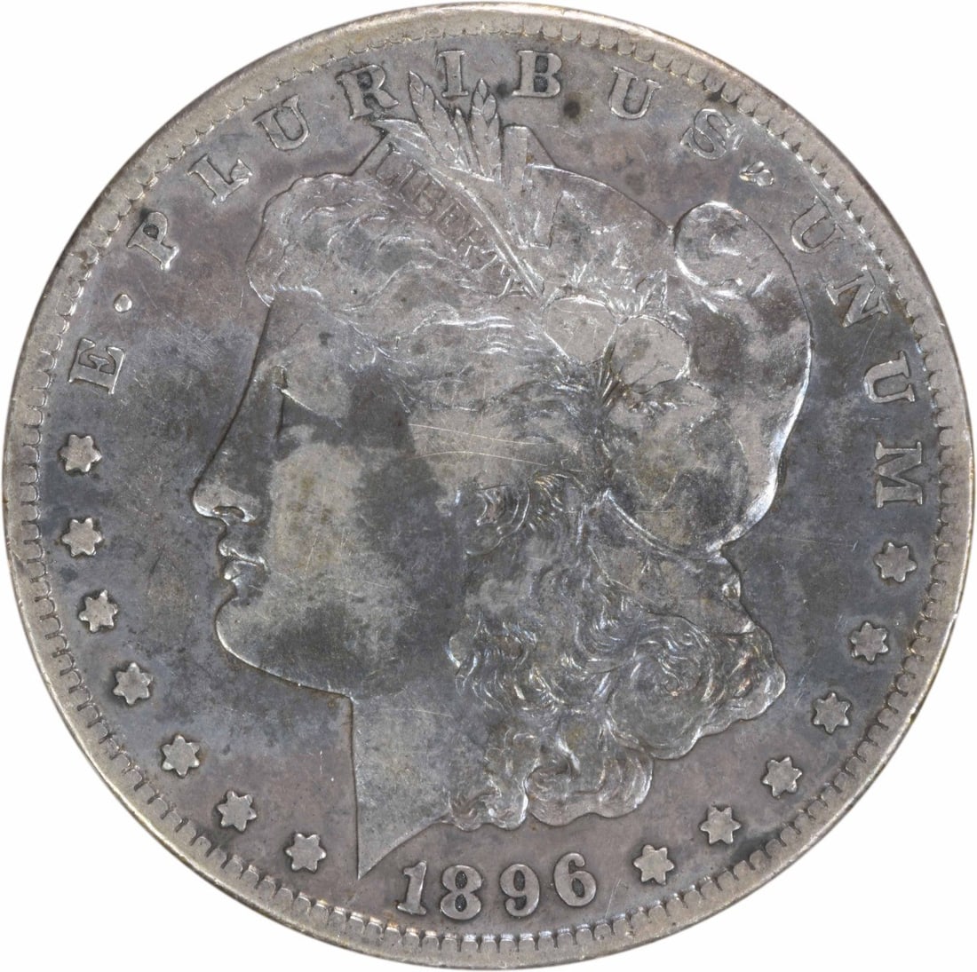 1896-S Morgan Silver Dollar Circulated Uncertified Coin (1 of 2)