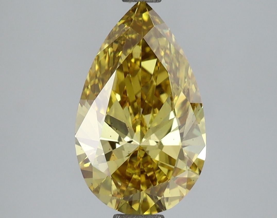 Loose Diamond - PEAR 2.01ct Fancy Vivid Yellow VS2 (1 of 1)