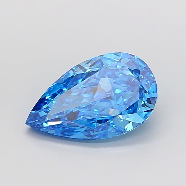 Loose Diamond - PEAR 3.2ct Fancy Vivid Blue VS1: Loose Diamond - PEAR 3.2ct Fancy Vivid Blue VS1 Source: This is a real non-mined Diamond that has been grown in a lab Shape: PEAR Carats: 3.2 Color: Fancy Vivid Blue Certification: IGI Video: Video