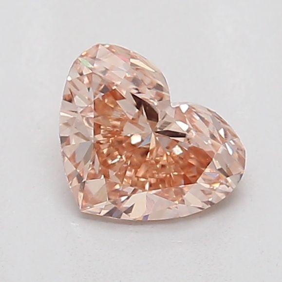 Loose Diamond - HEART 0.58ct Fancy Light Brown VS1: Loose Diamond - HEART 0.58ct Fancy Light Brown VS1 Source: This is a real non-mined Diamond that has been grown in a lab Shape: HEART Carats: 0.58 Color: Fancy Light Brown Certification: IGI Video: