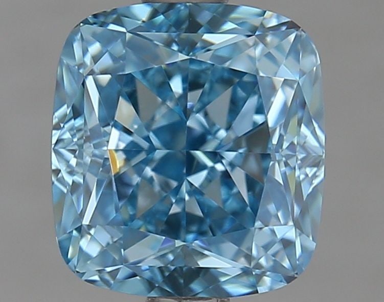 Loose Diamond - CUSHION MODIFIED 1.81ct Fancy Vivid Blue VS1: Loose Diamond - CUSHION MODIFIED 1.81ct Fancy Vivid Blue VS1 Source: This is a real non-mined Diamond that has been grown in a lab Shape: CUSHION MODIFIED Carats: 1.81 Color: Fancy Vivid Blue
