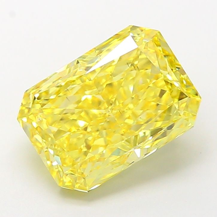 Loose Diamond - RADIANT 4.03ct Fancy Vivid Yellow VS2: Loose Diamond - RADIANT 4.03ct Fancy Vivid Yellow VS2 Source: This is a real non-mined Diamond that has been grown in a lab Shape: RADIANT Carats: 4.03 Color: Fancy Vivid Yellow Certification: IGI