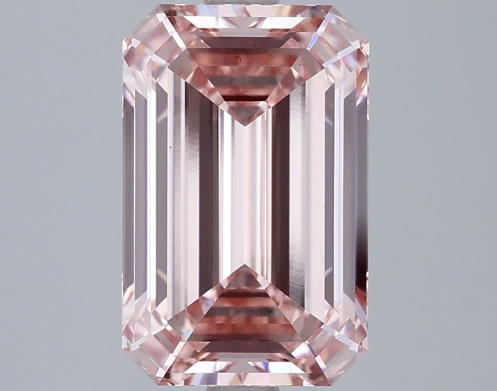 Loose Diamond - EMERALD 3.56ct Fancy Intense Pink VS1 (1 of 1)