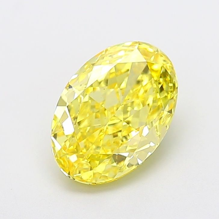 Loose Diamond - OVAL 3.03ct Fancy Vivid Yellow VS1: Loose Diamond - OVAL 3.03ct Fancy Vivid Yellow VS1 Source: This is a real non-mined Diamond that has been grown in a lab Shape: OVAL Carats: 3.03 Color: Fancy Vivid Yellow Certification: IGI