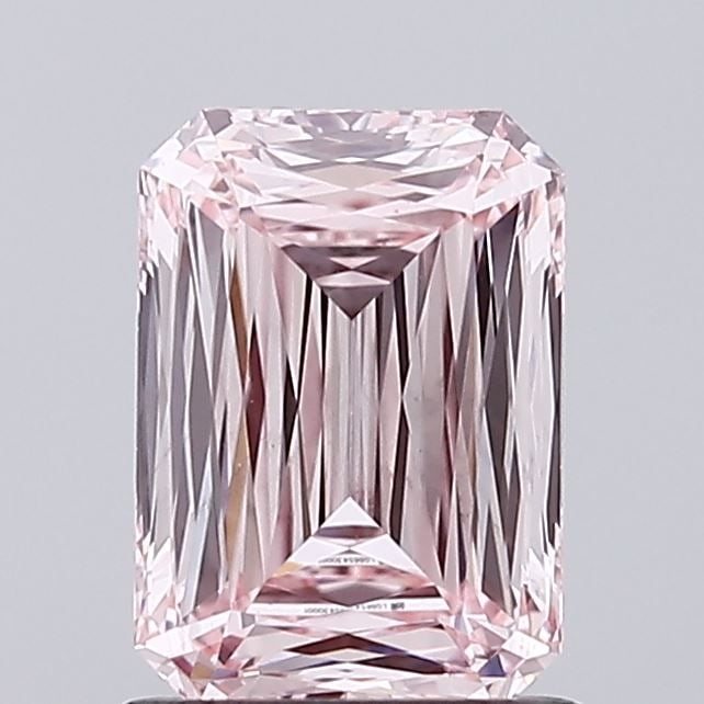 Loose Diamond - RADIANT 1.19ct Fancy Pink VS1: Loose Diamond - RADIANT 1.19ct Fancy Pink VS1 Source: This is a real non-mined Diamond that has been grown in a lab Shape: RADIANT Carats: 1.19 Color: Fancy Pink Certification: IGI Video: