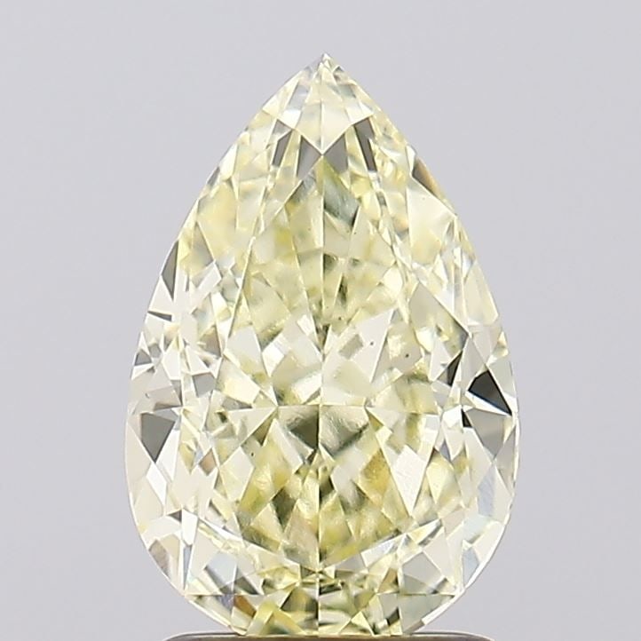 Loose Diamond - PEAR 2.04ct Fancy Light Yellow VS1 (1 of 1)
