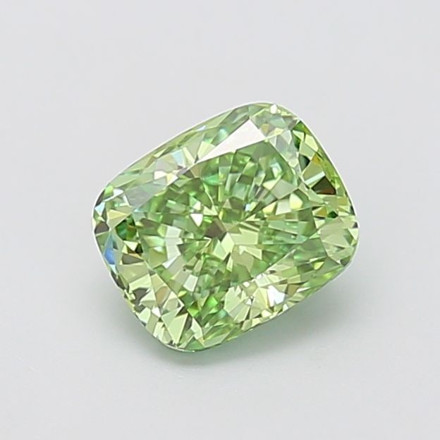 Loose Diamond - CUSHION MODIFIED 1.55ct Fancy Vivid Green VS2 (1 of 1)