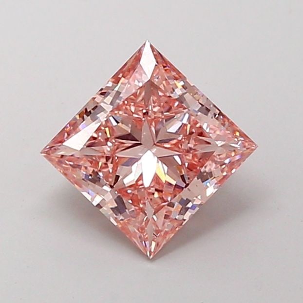 Loose Diamond - PRINCESS 2.01ct Fancy Intense Pink VS1: Loose Diamond - PRINCESS 2.01ct Fancy Intense Pink VS1 Source: This is a real non-mined Diamond that has been grown in a lab Shape: PRINCESS Carats: 2.01 Color: Fancy Intense Pink Certification: IGI