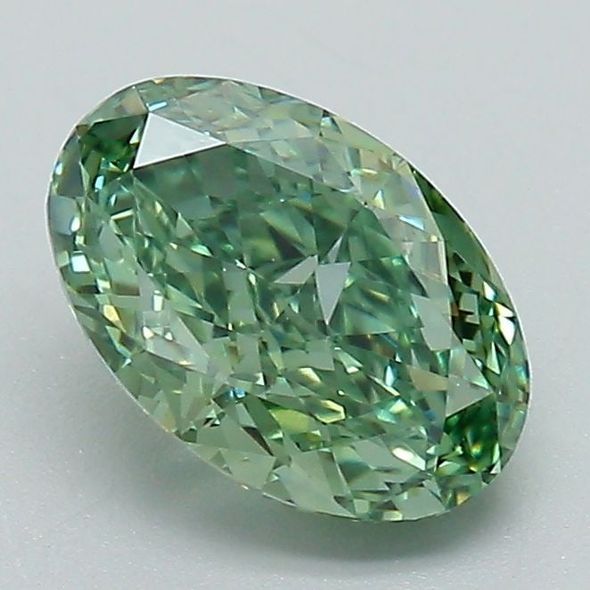 Loose Diamond - OVAL 1.53ct Fancy Vivid Green VS1 (1 of 1)