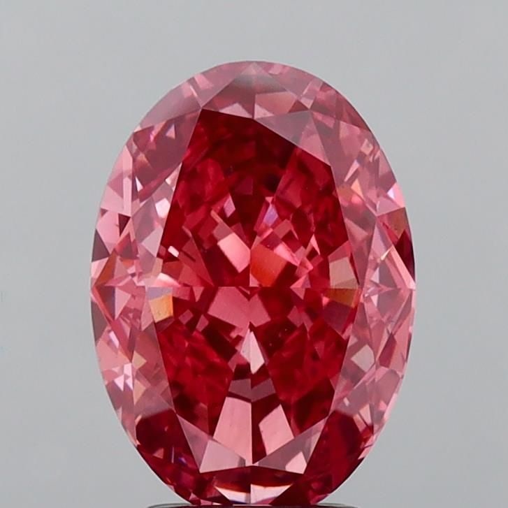 Loose Diamond - OVAL 5.11ct Fancy Vivid Pink VS2: Loose Diamond - OVAL 5.11ct Fancy Vivid Pink VS2 Source: This is a real non-mined Diamond that has been grown in a lab Shape: OVAL Carats: 5.11 Color: Fancy Vivid Pink Certification: IGI Video: Video