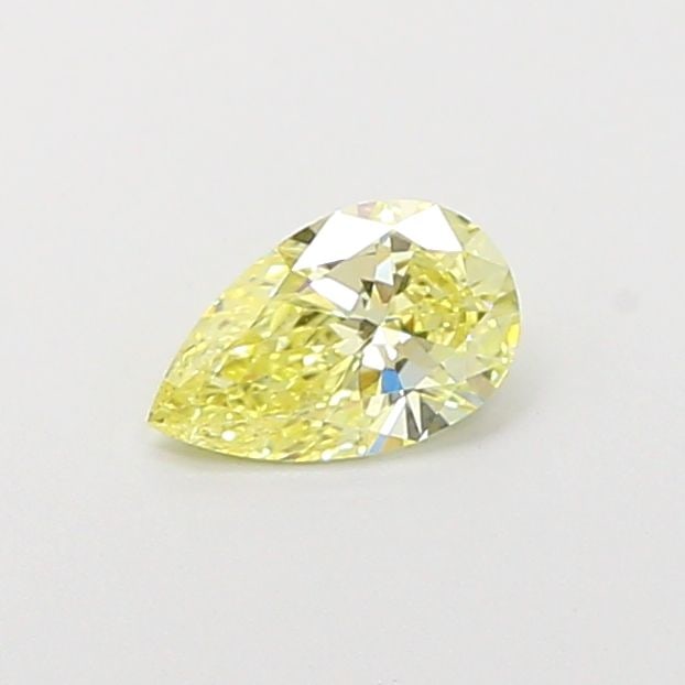 Loose Diamond - PEAR 0.54ct Fancy Intense Yellow VS2: Loose Diamond - PEAR 0.54ct Fancy Intense Yellow VS2 Source: This is a real non-mined Diamond that has been grown in a lab Shape: PEAR Carats: 0.54 Color: Fancy Intense Yellow Certification: IGI