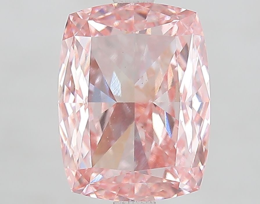 Loose Diamond - CUSHION MODIFIED 4.02ct Fancy Vivid Pink VS1: Loose Diamond - CUSHION MODIFIED 4.02ct Fancy Vivid Pink VS1 Source: This is a real non-mined Diamond that has been grown in a lab Shape: CUSHION MODIFIED Carats: 4.02 Color: Fancy Vivid Pink Certific