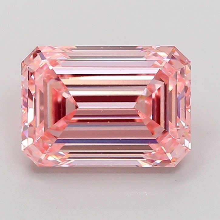 Loose Diamond - EMERALD 4.03ct Fancy Vivid Pink SI1: Loose Diamond - EMERALD 4.03ct Fancy Vivid Pink SI1 Source: This is a real non-mined Diamond that has been grown in a lab Shape: EMERALD Carats: 4.03 Color: Fancy Vivid Pink Certification: NONE Video: