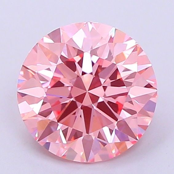 Ideal Loose Diamond - ROUND 1.59ct Fancy Vivid Pink VS1: Ideal Loose Diamond - ROUND 1.59ct Fancy Vivid Pink VS1 Source: This is a real non-mined Diamond that has been grown in a lab Shape: ROUND Carats: 1.59 Color: Fancy Vivid Pink Certification: IGI