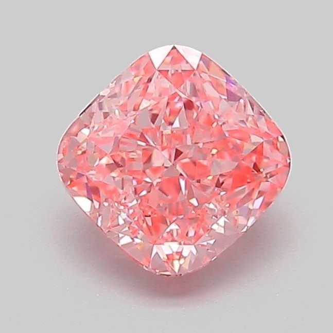 Loose Diamond - CUSHION MODIFIED 1.09ct Fancy Vivid Pink VVS2: Loose Diamond - CUSHION MODIFIED 1.09ct Fancy Vivid Pink VVS2 Source: This is a real non-mined Diamond that has been grown in a lab Shape: CUSHION MODIFIED Carats: 1.09 Color: Fancy Vivid Pink Certifi