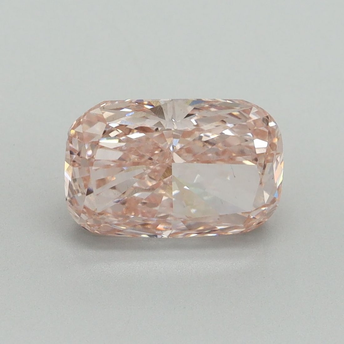 Loose Diamond - CUSHION BRILLIANT 2.11ct Fancy Intense Pink VS2: Loose Diamond - CUSHION BRILLIANT 2.11ct Fancy Intense Pink VS2 Source: This is a real non-mined Diamond that has been grown in a lab Shape: CUSHION BRILLIANT Carats: 2.11 Color: Fancy Intense Pink