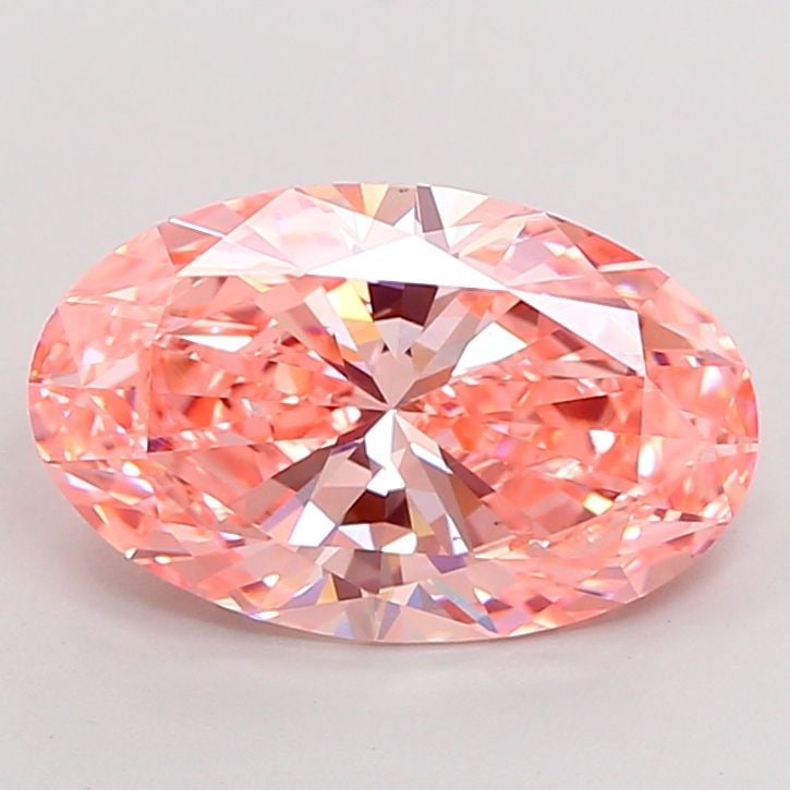 Loose Diamond - OVAL 4.54ct Fancy Vivid Pink VVS2: Loose Diamond - OVAL 4.54ct Fancy Vivid Pink VVS2 Source: This is a real non-mined Diamond that has been grown in a lab Shape: OVAL Carats: 4.54 Color: Fancy Vivid Pink Certification: IGI Video: