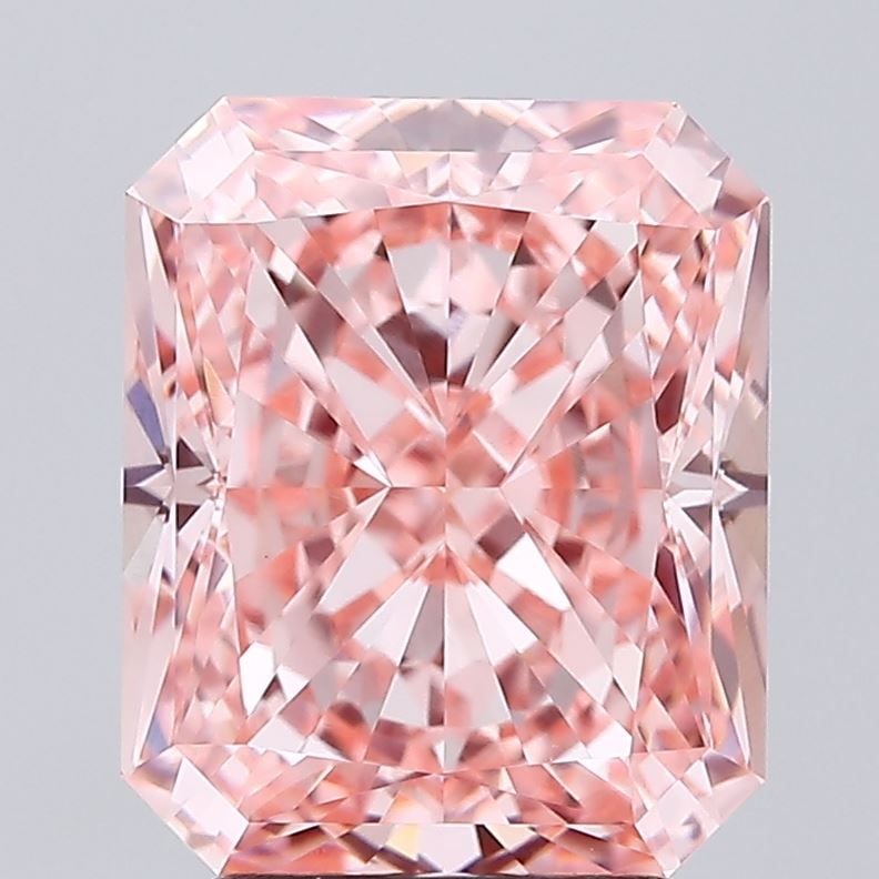 Loose Diamond - RADIANT 3.57ct Fancy Vivid Pink VVS2 (1 of 1)