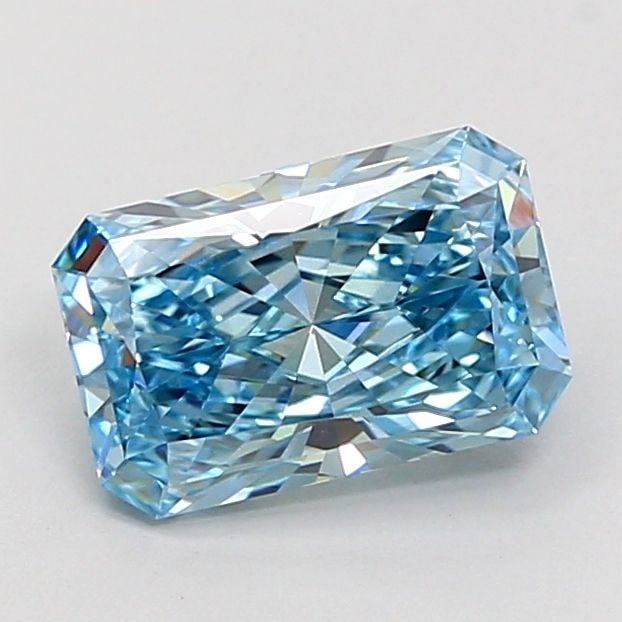 Loose Diamond - RADIANT 1.41ct Fancy Vivid Blue SI1: Loose Diamond - RADIANT 1.41ct Fancy Vivid Blue SI1 Source: This is a real non-mined Diamond that has been grown in a lab Shape: RADIANT Carats: 1.41 Color: Fancy Vivid Blue Certification: IGI Video: