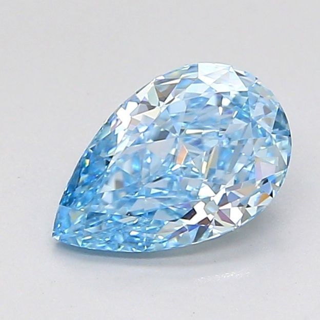 Loose Diamond - PEAR 1.13ct Fancy Vivid Blue VVS2: Loose Diamond - PEAR 1.13ct Fancy Vivid Blue VVS2 Source: This is a real non-mined Diamond that has been grown in a lab Shape: PEAR Carats: 1.13 Color: Fancy Vivid Blue Certification: IGI Video: