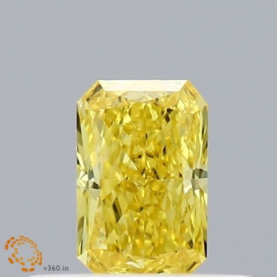 Loose Diamond - RADIANT 0.29ct Fancy Vivid Yellow VVS2: Loose Diamond - RADIANT 0.29ct Fancy Vivid Yellow VVS2 Source: This is a real non-mined Diamond that has been grown in a lab Shape: RADIANT Carats: 0.29 Color: Fancy Vivid Yellow Certification: IGI
