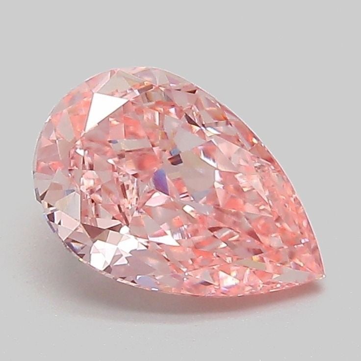 Loose Diamond - PEAR 1.53ct Fancy Vivid Pink VVS2: Loose Diamond - PEAR 1.53ct Fancy Vivid Pink VVS2 Source: This is a real non-mined Diamond that has been grown in a lab Shape: PEAR Carats: 1.53 Color: Fancy Vivid Pink Certification: IGI Video: