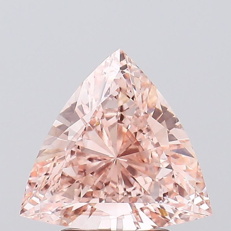 Loose Diamond - TRIANGULAR 2.05ct Fancy Intense Pink VS2: Loose Diamond - TRIANGULAR 2.05ct Fancy Intense Pink VS2 Source: This is a real non-mined Diamond that has been grown in a lab Shape: TRIANGULAR Carats: 2.05 Color: Fancy Intense Pink Certification: