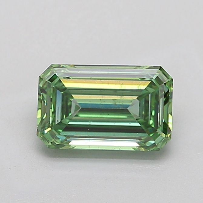 Loose Diamond - EMERALD 2.03ct Fancy Vivid Green VS2 (1 of 1)