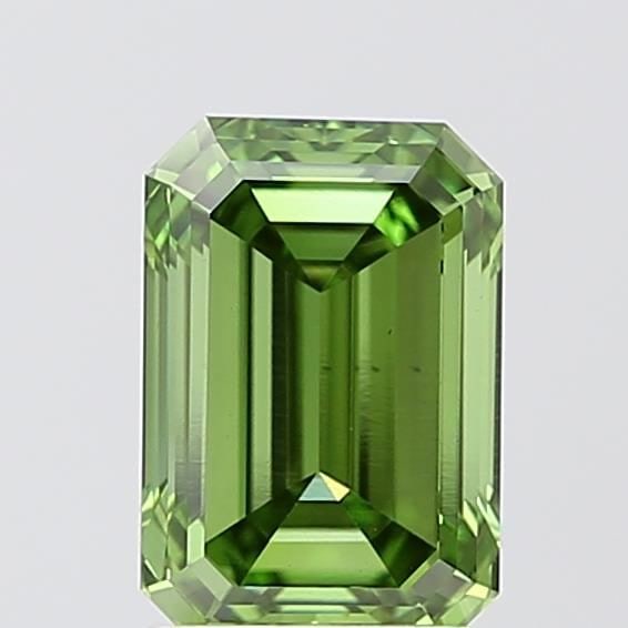 Loose Diamond - EMERALD 1.84ct Fancy Vivid Green VS1 (1 of 1)